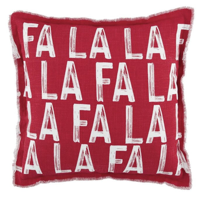 Fa La La Square Pillow