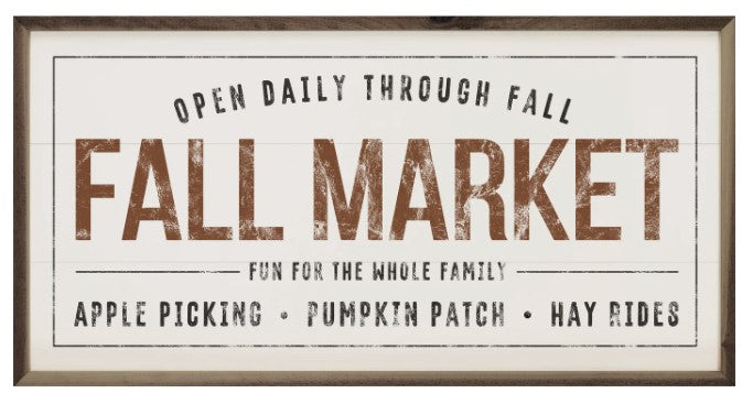 Fall Market Sign