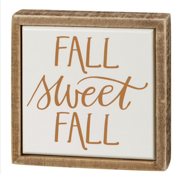 Sweet Fall Mini Box Sign