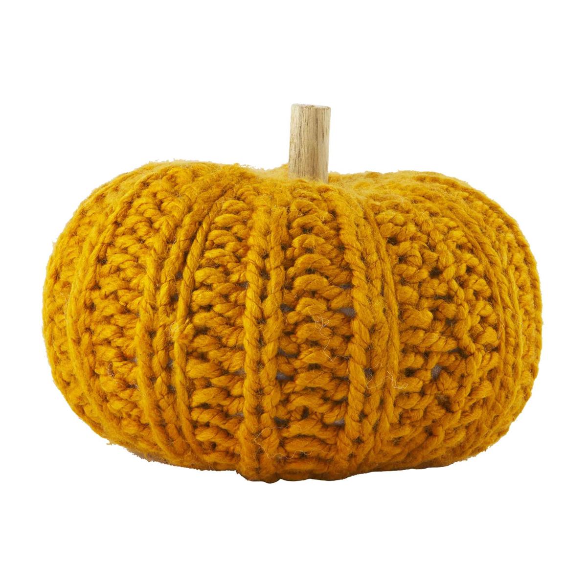 Crochet Pumpkin- Mustard