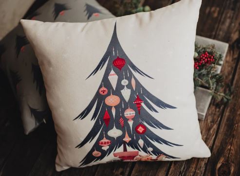 Nordic Christmas Tree Pillow